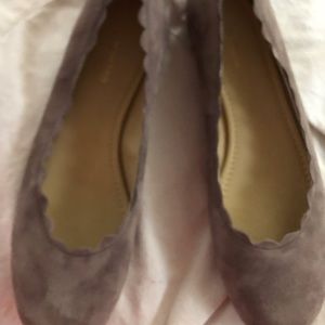 NWOT Garnet Hill SCALLOPED MODERN BALLET FLAT.